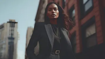 ¿Quién dice que un cuerpo de color no usa prendas negras?